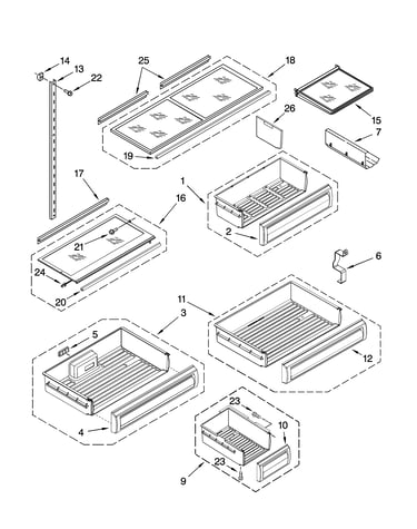 Shelf parts