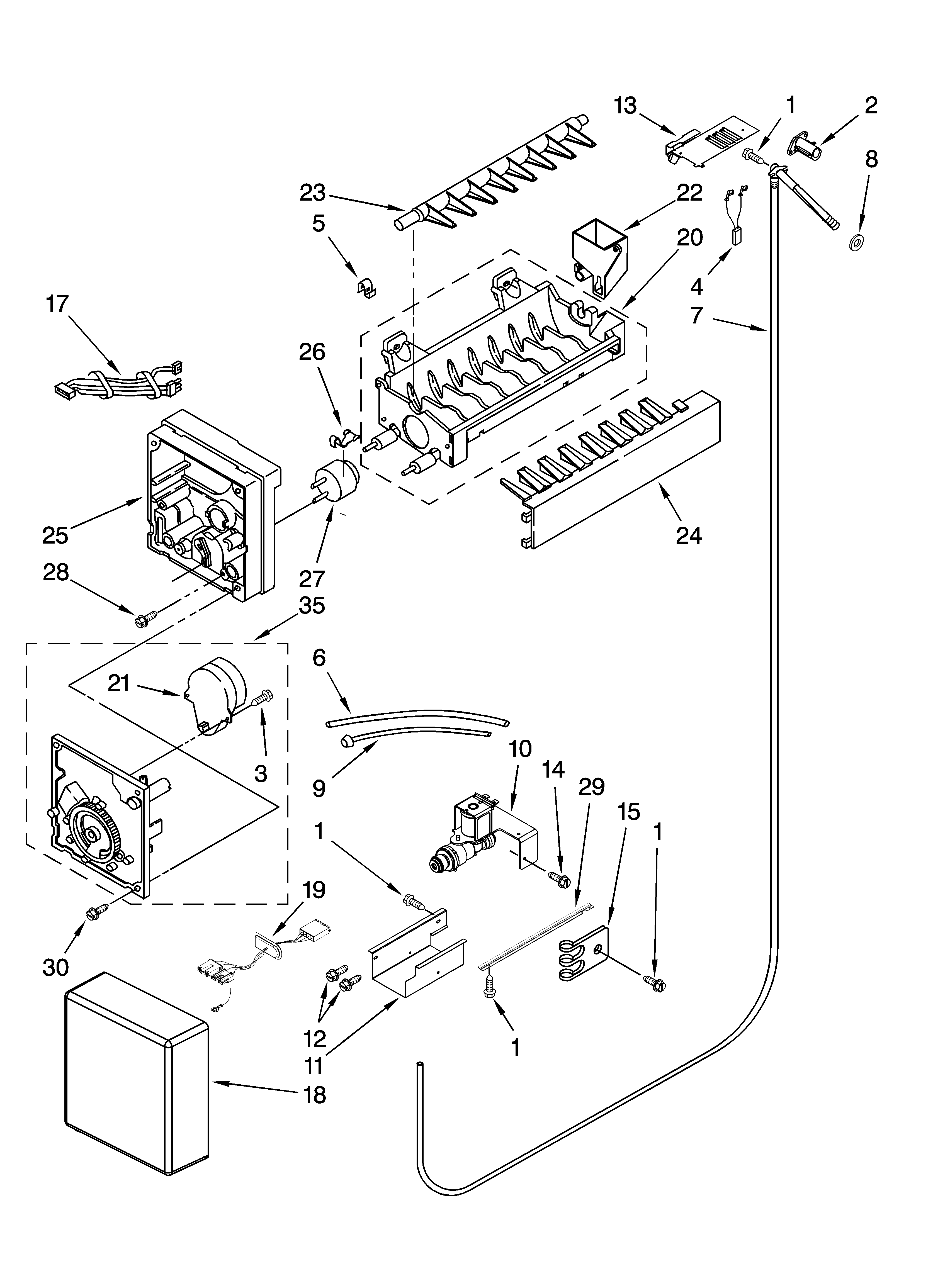 Icemaker parts