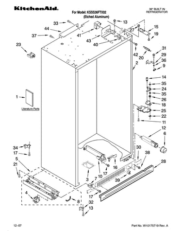 Cabinet parts