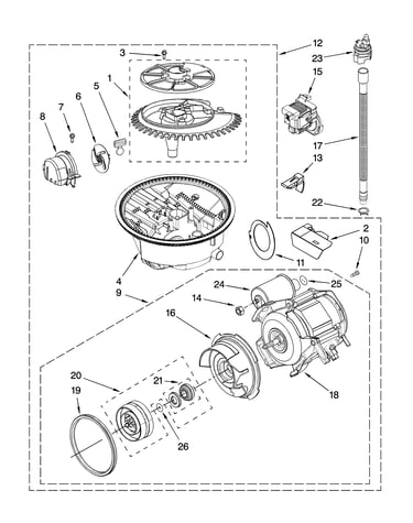 Pump and motor parts