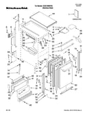 Cabinet liner and door parts