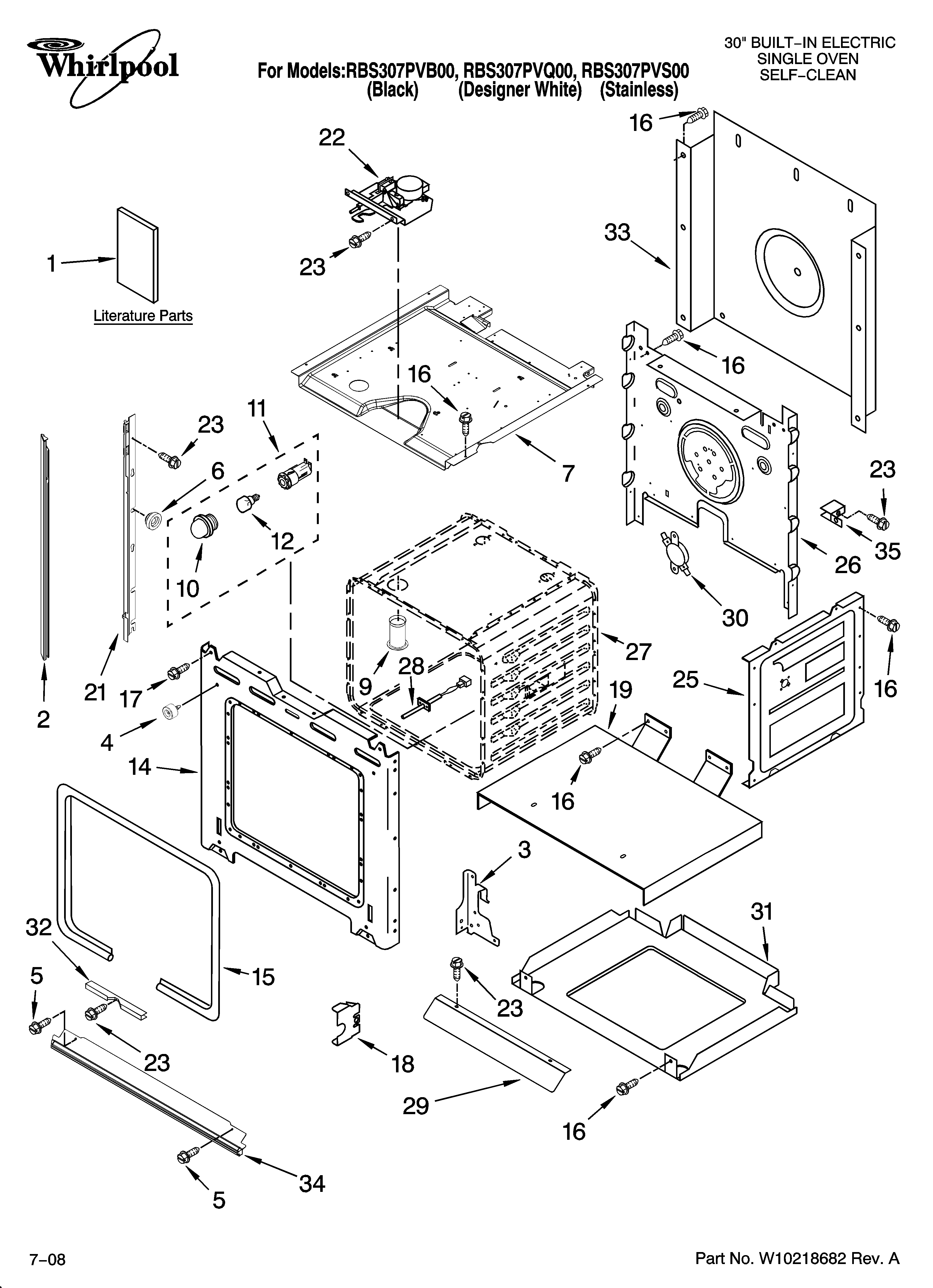 OVEN PARTS