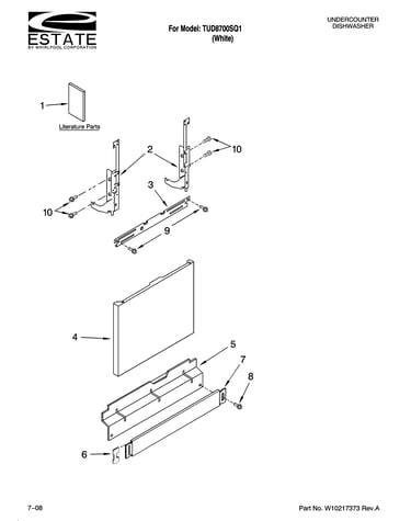 Door and panel parts