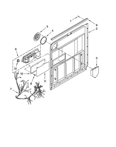 Door and latch parts