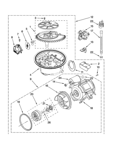 Pump and motor parts