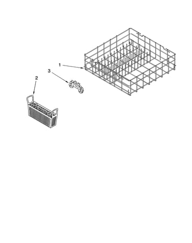 Lower rack parts