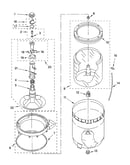 Agitator, basket and tub parts