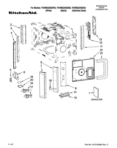 Control board parts