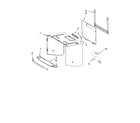 KitchenAid YKHMS2050SB0 cabinet and installation parts diagram