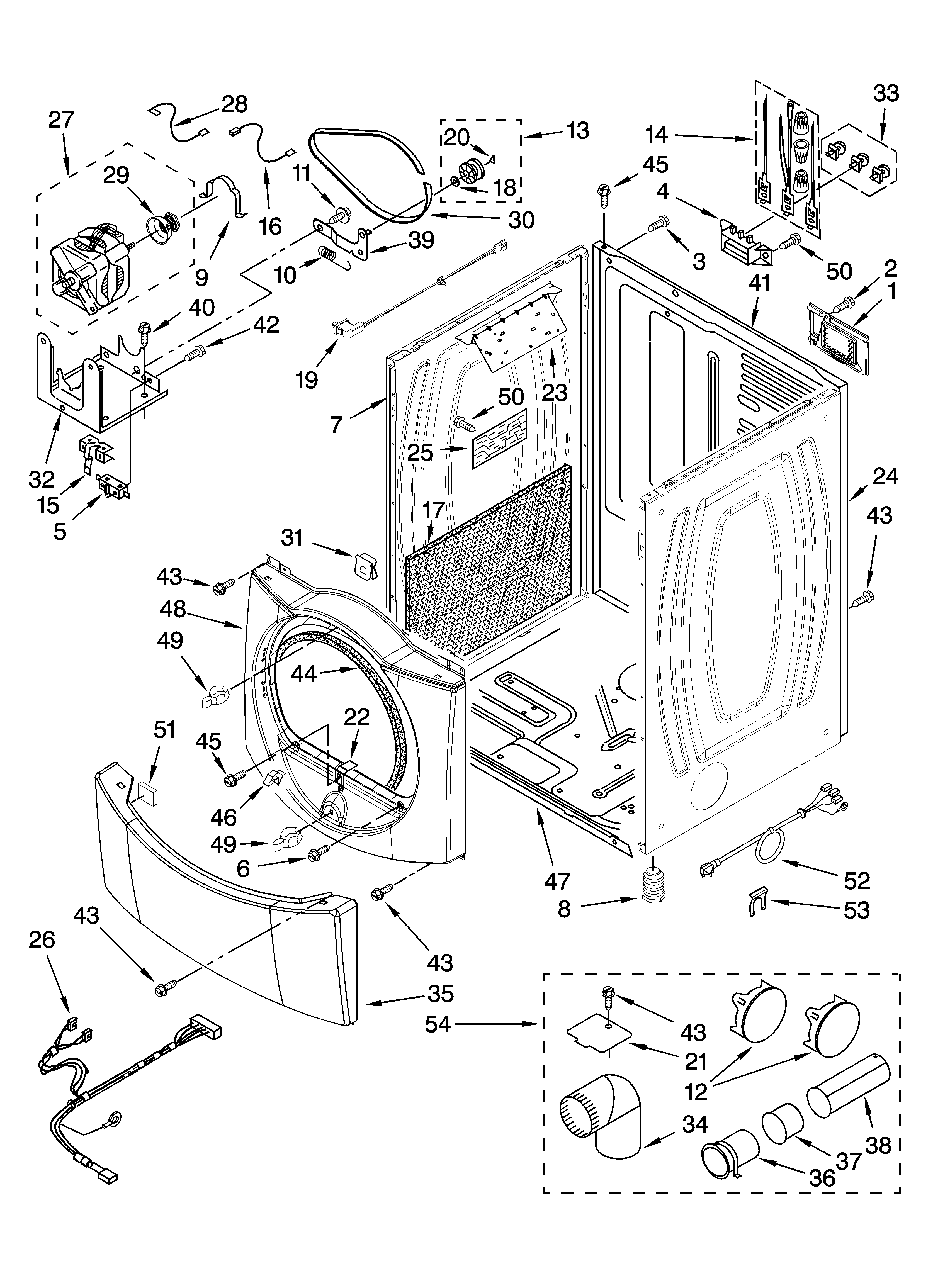 Cabinet parts
