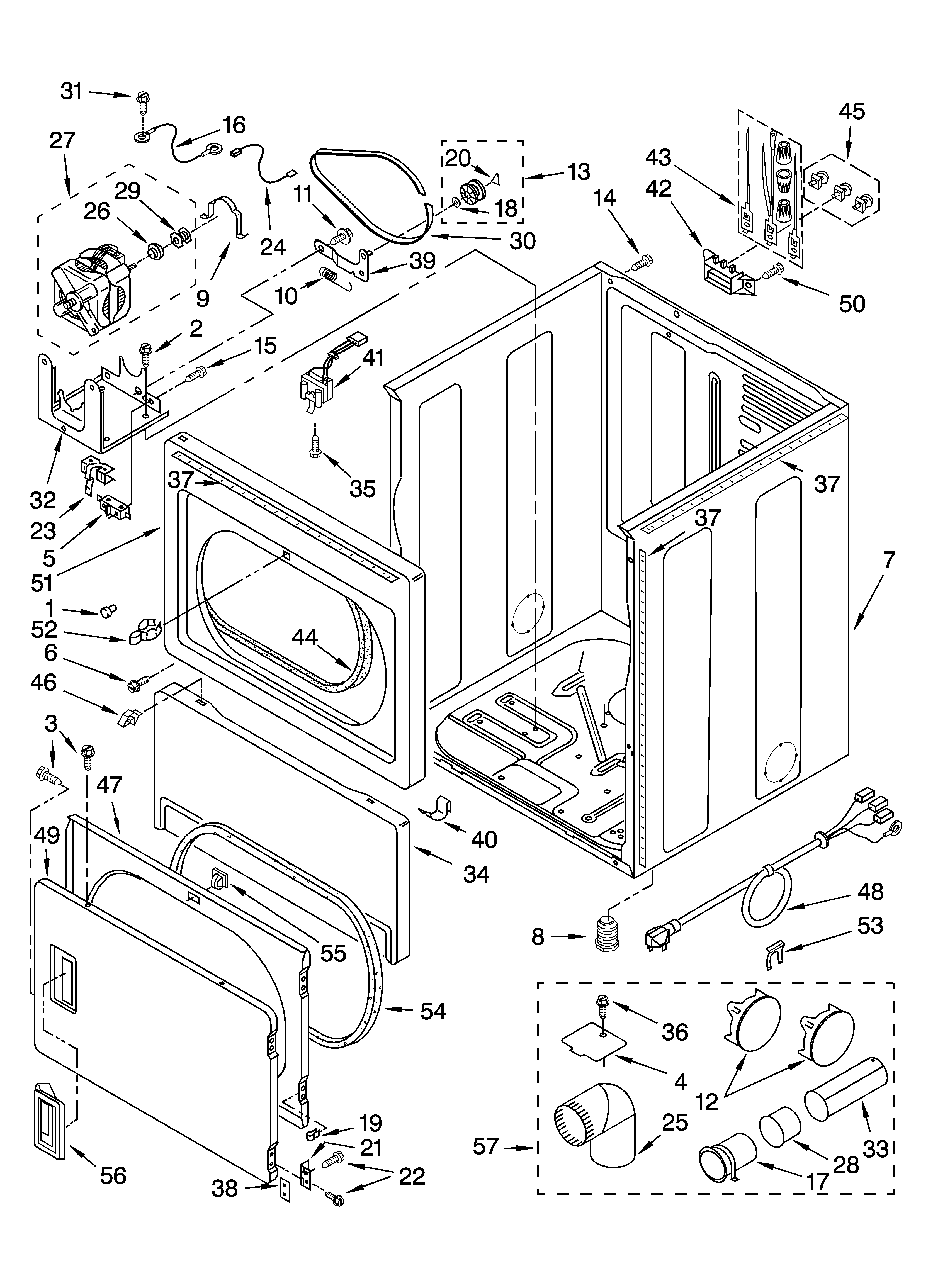 Cabinet parts