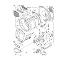 Whirlpool 3XLER5437KQ5 bulkhead parts, optional parts (not included) diagram