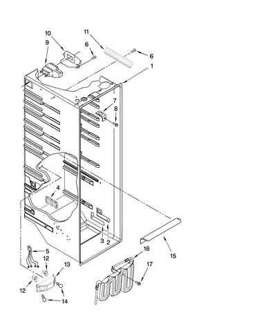 Refrigerator liner parts