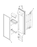 Refrigerator door parts