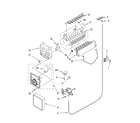 Whirlpool 6ED2FHGXVA00 icemaker parts diagram