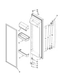 Refrigerator door parts