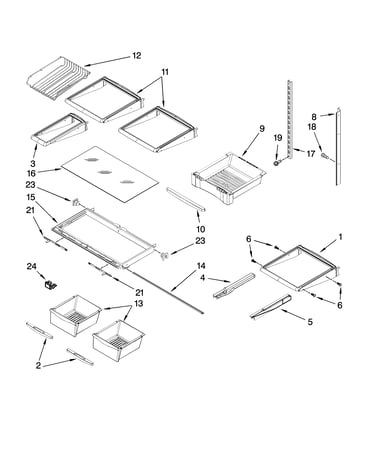 Shelf parts