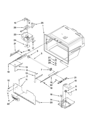 Freezer liner parts