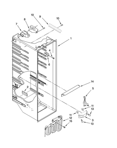 Refrigerator liner parts