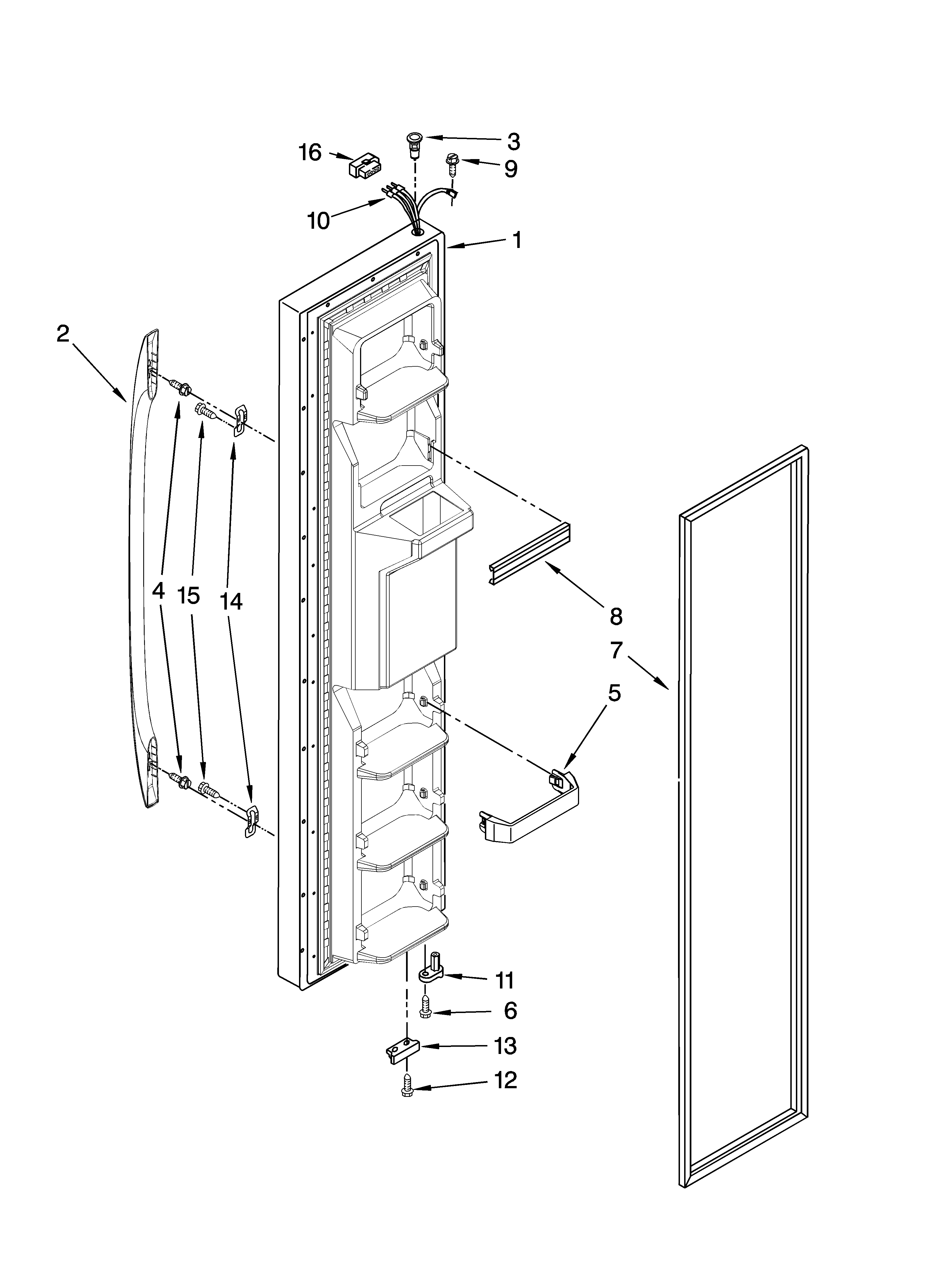 FREEZER DOOR PARTS