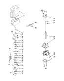 Motor and ice container parts