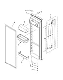 Refrigerator door parts