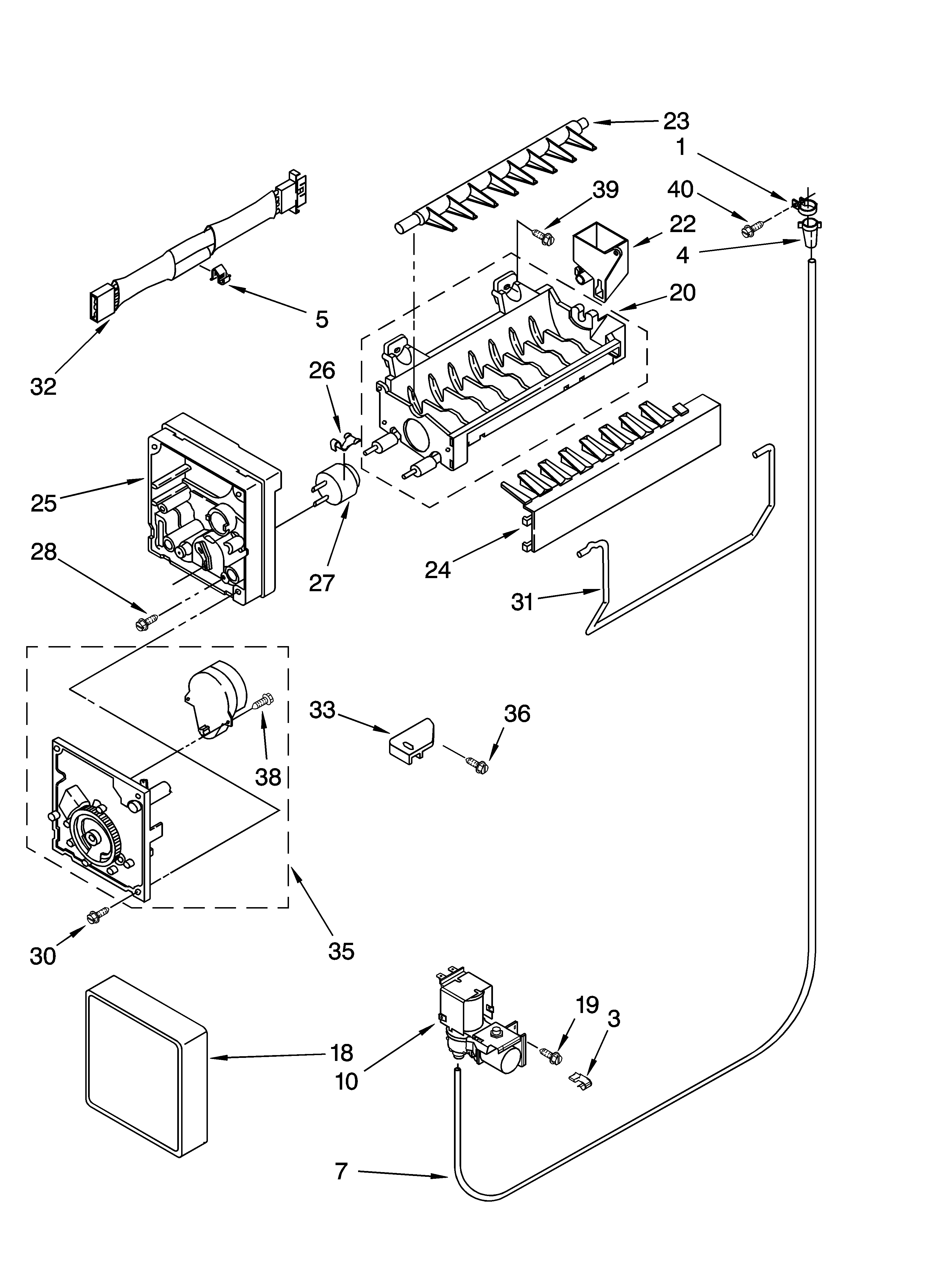 Icemaker parts