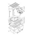 Whirlpool ET1MHKXMB08 shelf parts, optional parts (not included) diagram