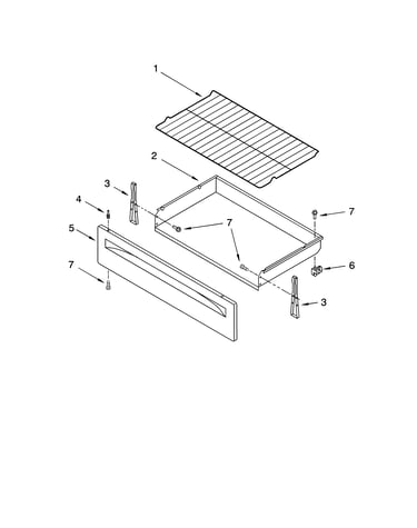 Drawer & broiler parts