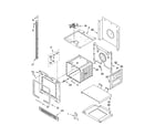 Whirlpool GBD309PVS00 upper oven parts diagram
