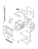 Upper oven parts