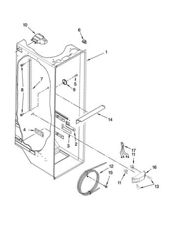 Refrigerator liner parts