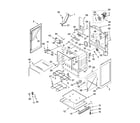 Whirlpool GFE471LVB0 chassis parts diagram