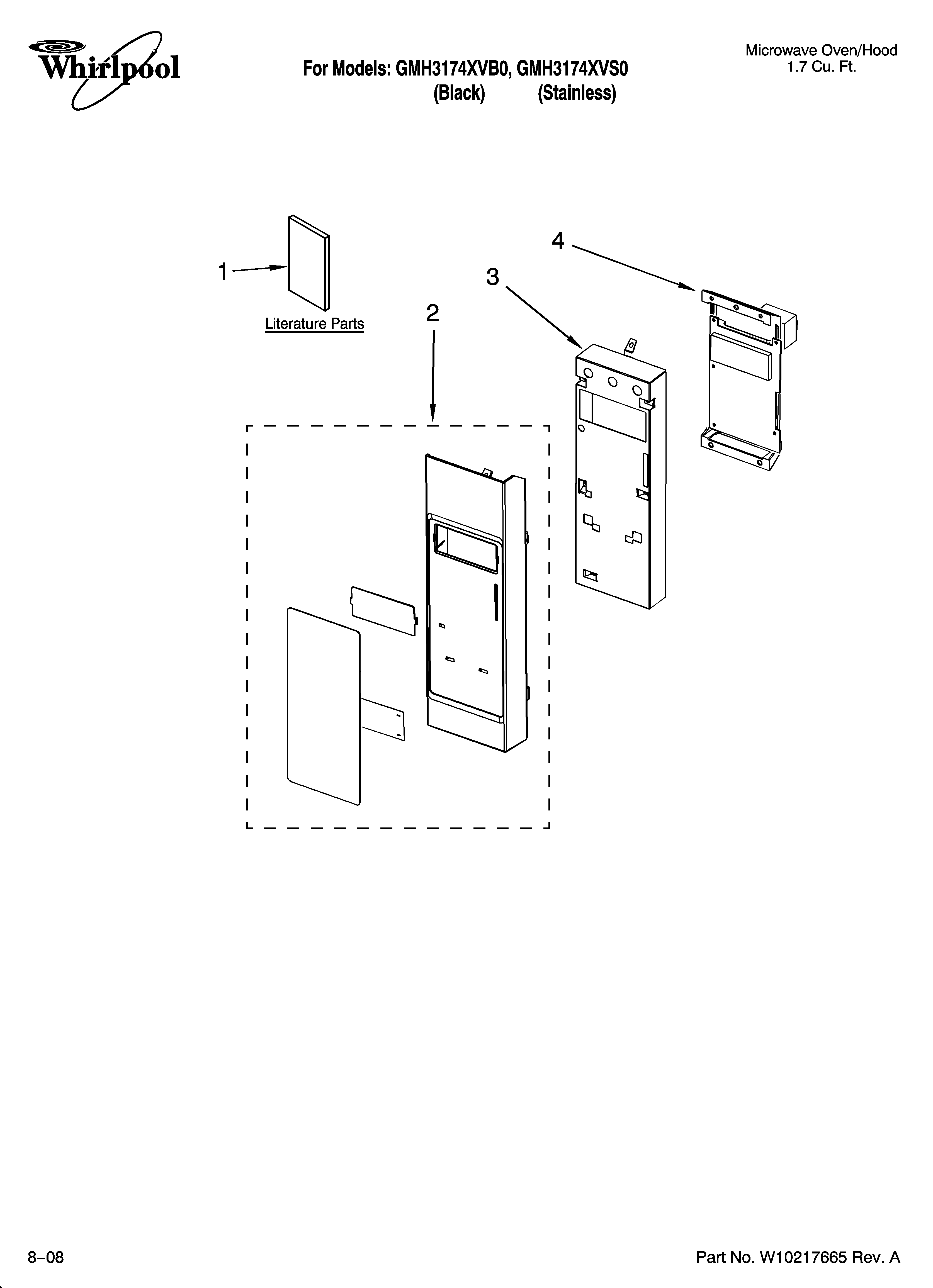 Control panel parts