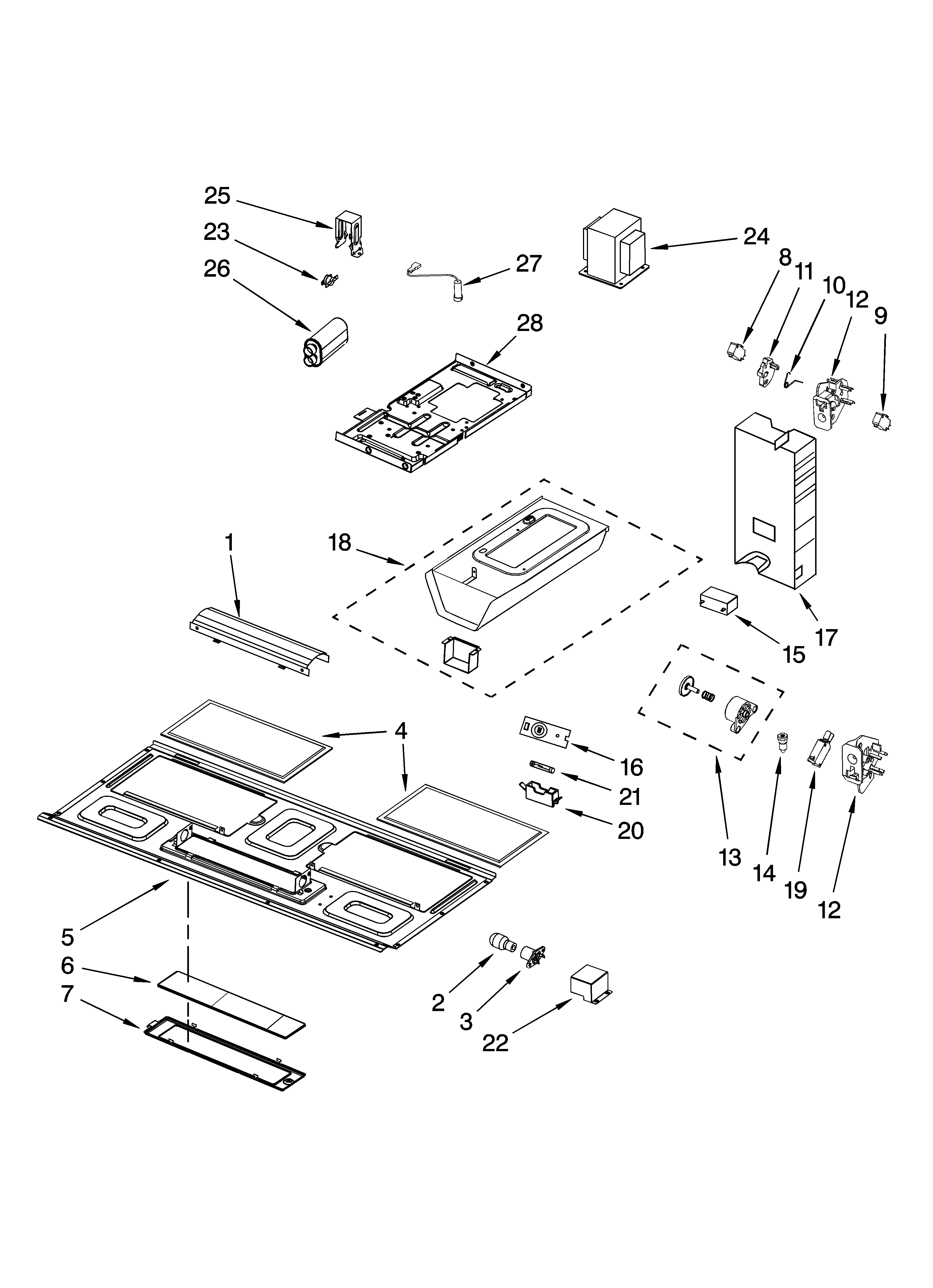 Interior and ventilation parts