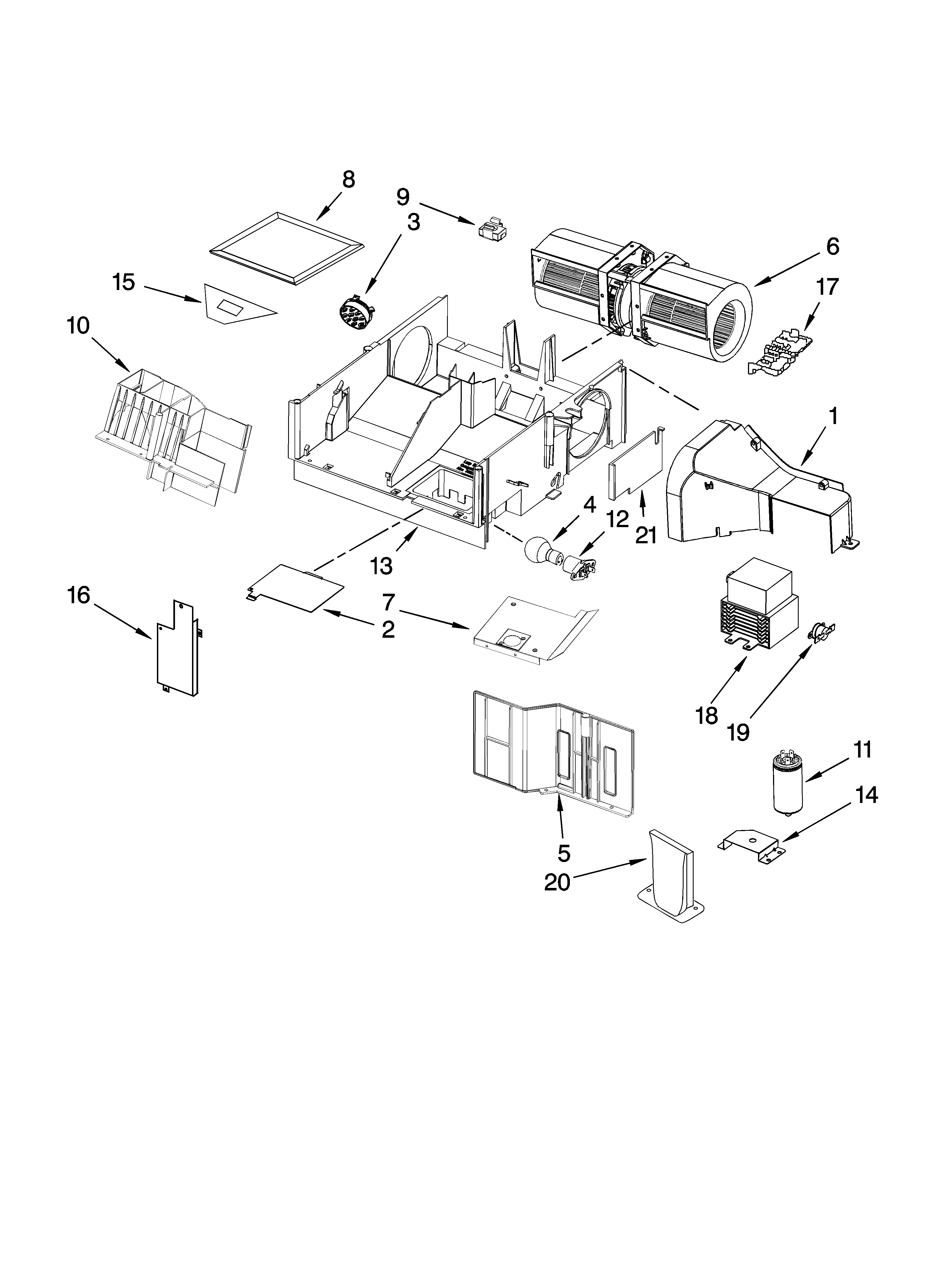 Air flow parts