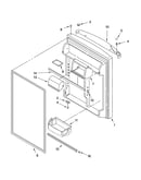 Refrigerator door parts