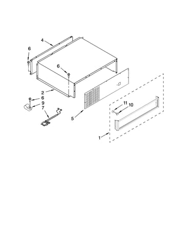 Top grille and unit cover parts