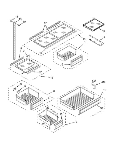 Shelf parts