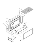 Freezer door and basket parts
