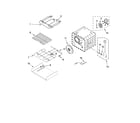 KitchenAid KEBC147VBL00 internal oven parts diagram