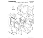 KitchenAid KEBC247VWH00 oven parts diagram