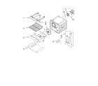 KitchenAid KEBC247VBL00 internal oven parts diagram