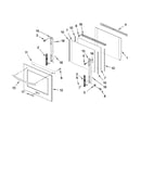 Oven door parts