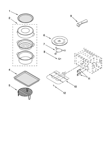 Internal microwave parts