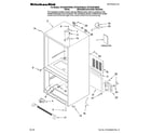 KitchenAid KFCS22EVWH00 cabinet parts diagram