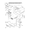 KitchenAid KFCS22EVMS00 freezer liner parts diagram