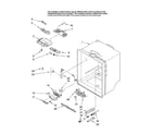 KitchenAid KFCS22EVWH00 refrigerator liner parts diagram