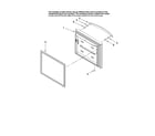 KitchenAid KFCS22EVBL00 freezer door parts, optional parts diagram