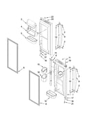 Refrigerator door parts
